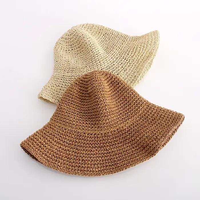 Chapeau de paille d'été pour femmes