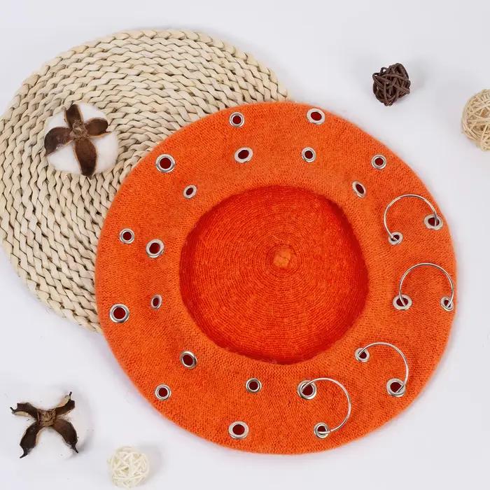 Béret chaud tricoté pour femmes