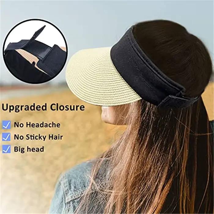 Chapeau de plage pliable pour femmes