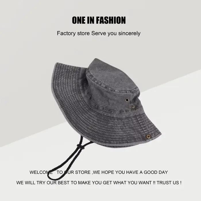 Chapeaux seau à cordon de serrage