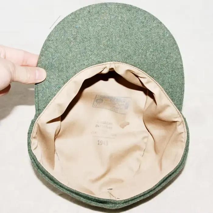 Casquette de champ en laine allemande WH EM M43 Panzer