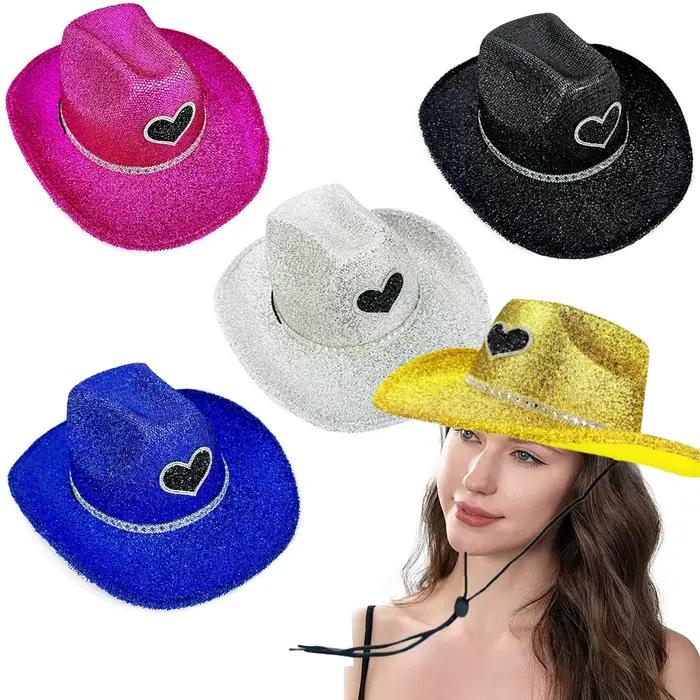 Chapeau de Cowboy en strass Ultra scintillant