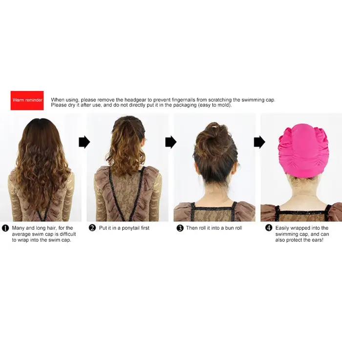 Bonnets de bain pour femmes adultes