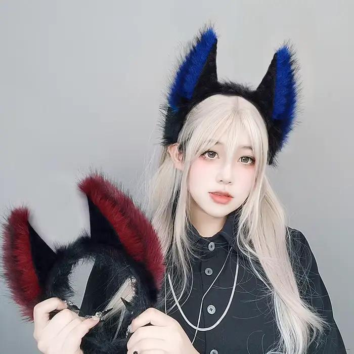 Serre-tête de cosplay loup-garou punk