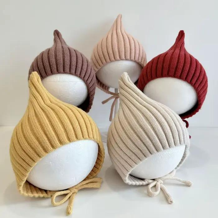 Chapeau pour enfants automne hiver bébé tricoté elfe