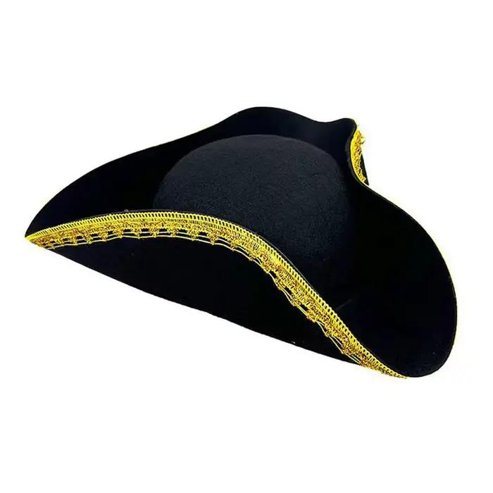 Chapeau de Cosplay Tricorn Colonial pour Adulte