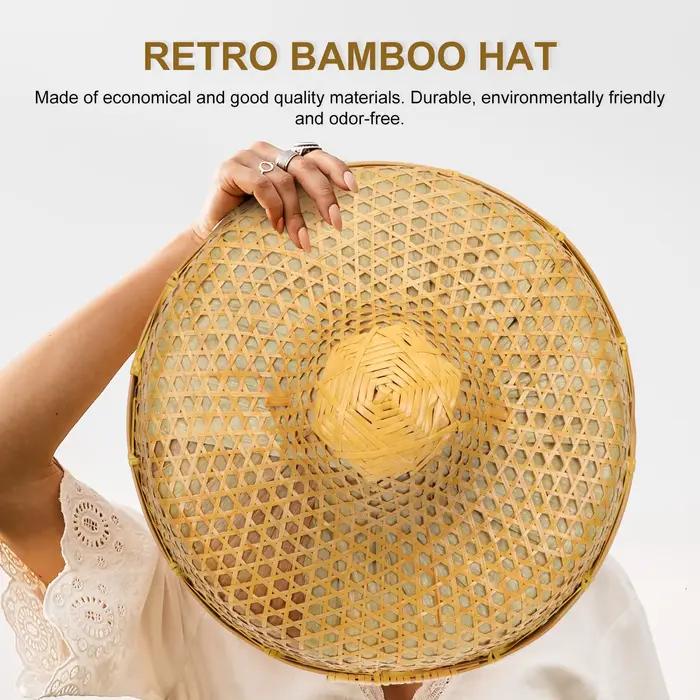 Chapeau de fermier en bambou