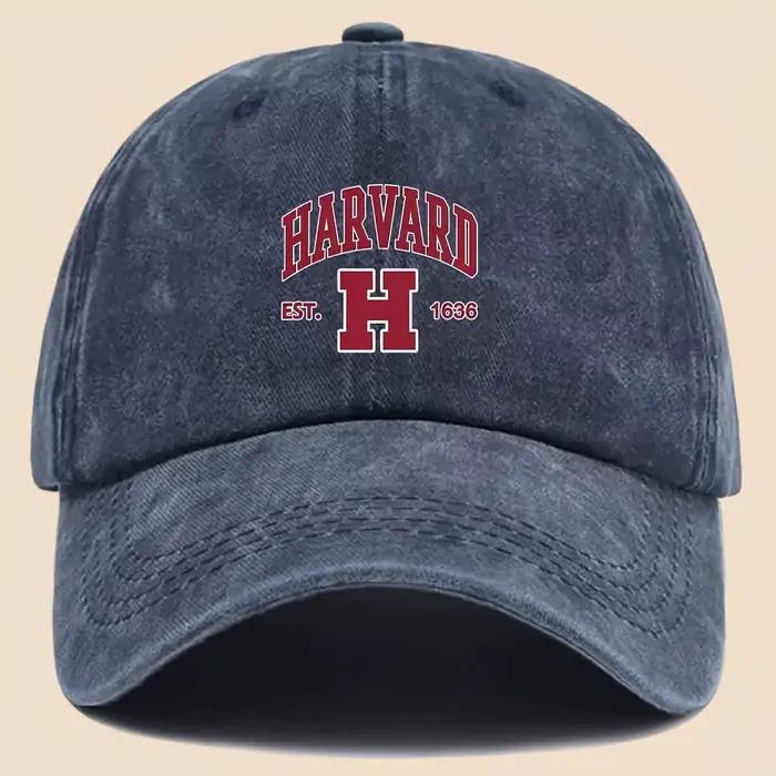 Casquette de camionneur à imprimé Harvard