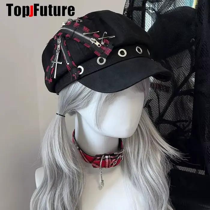 Béret gothique Harajuku Lolita pour femmes