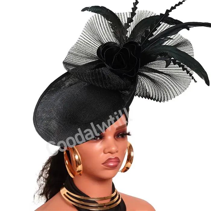 Chapeau fascinateur en maille marine pour femmes