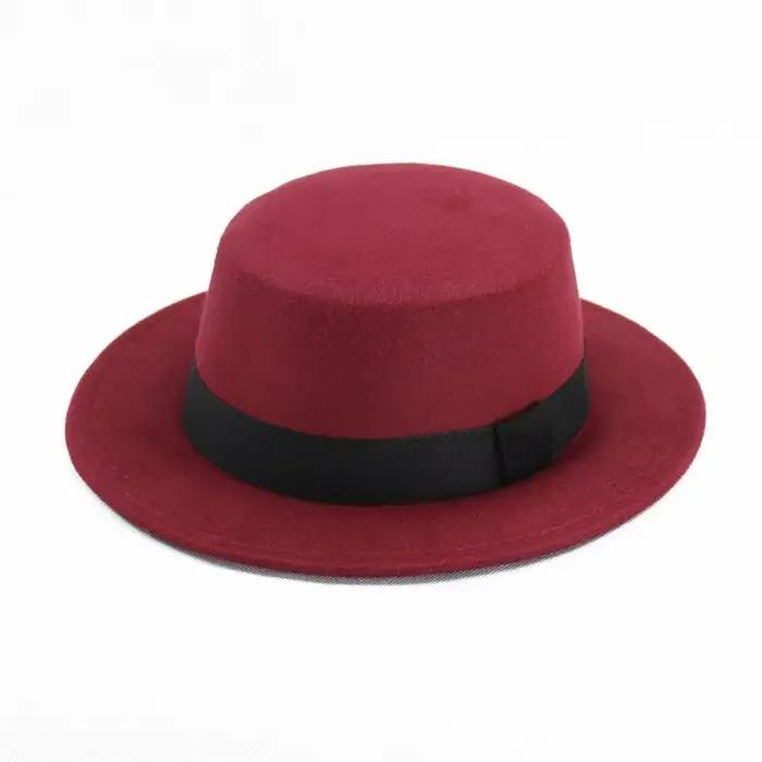 Chapeau Fedoras en feutre pour enfants