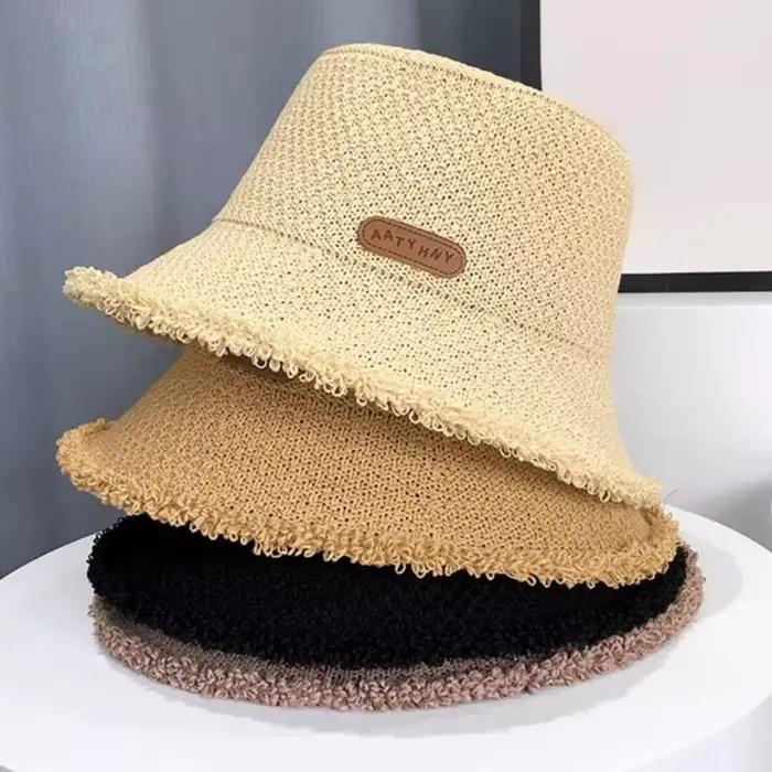 Chapeau de pêcheur à franges pour femmes