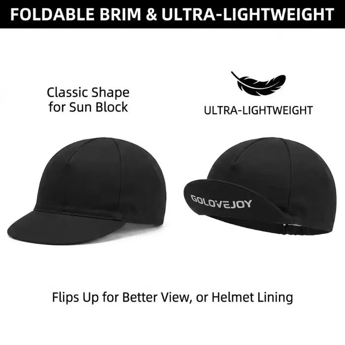 Casquette de cyclisme respirante en soie glacée