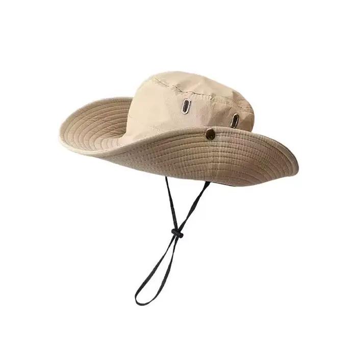Nouveau chapeau de soleil à large bord pour homme