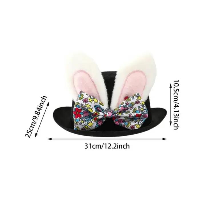 Chapeau de Pâques noir pour événements