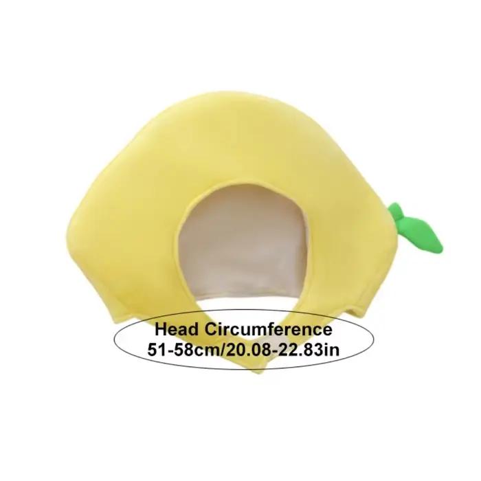 Chapeau créatif de fruits et légumes en bambou