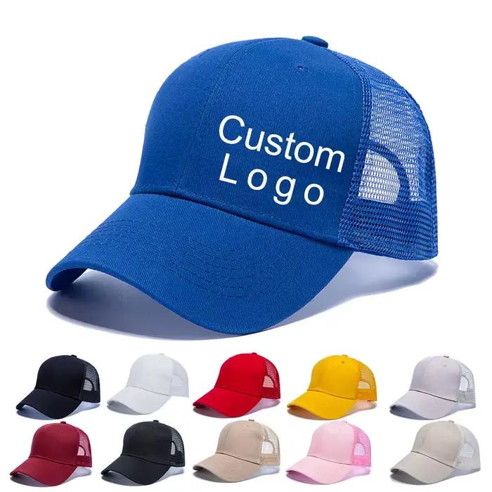 Casquettes de baseball unisexes brodées avec logo personnalisé
