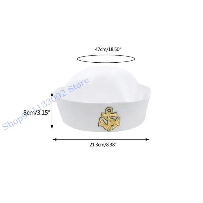 Chapeau capitaine marine H9ED