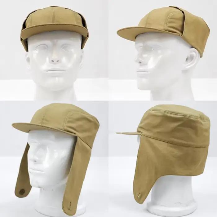 Casquette de combat soviétique Mabuta robuste toile blanche pour chasseurs et amoureux de plein air toutes saisons
