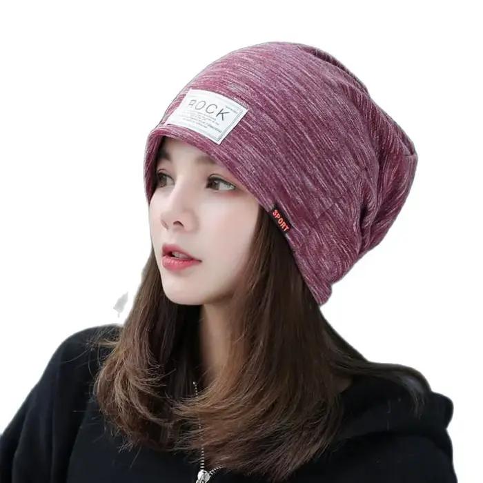COKK – Bonnet de tête tricoté pour femme