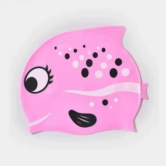 Bonnet de bain en Silicone souple pour enfants