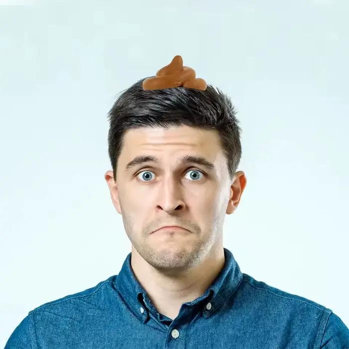 Chapeau de merde amusant pour enfants