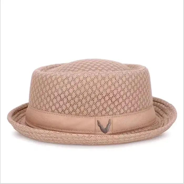 Nouveau chapeau respirant angleterre maille plat
