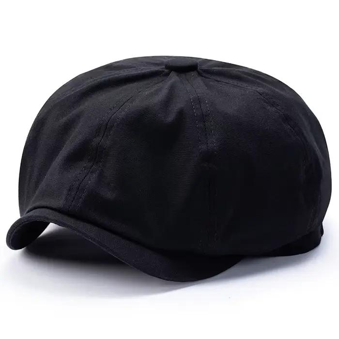 Casquette plate surdimensionnée pour hommes et femmes
