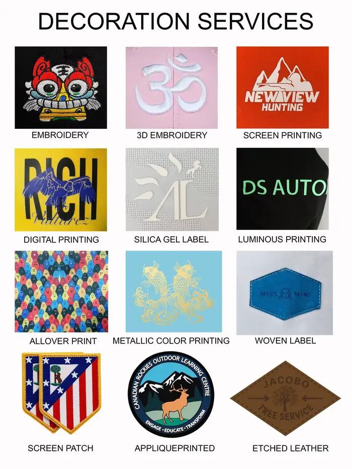 Casquette pare-soleil avec logo personnalisé pour hommes et femmes