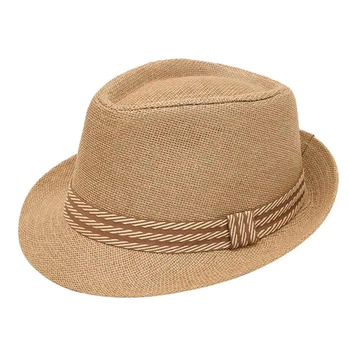 Chapeau Trilby en Lin Léger Respirant Protection Solaire