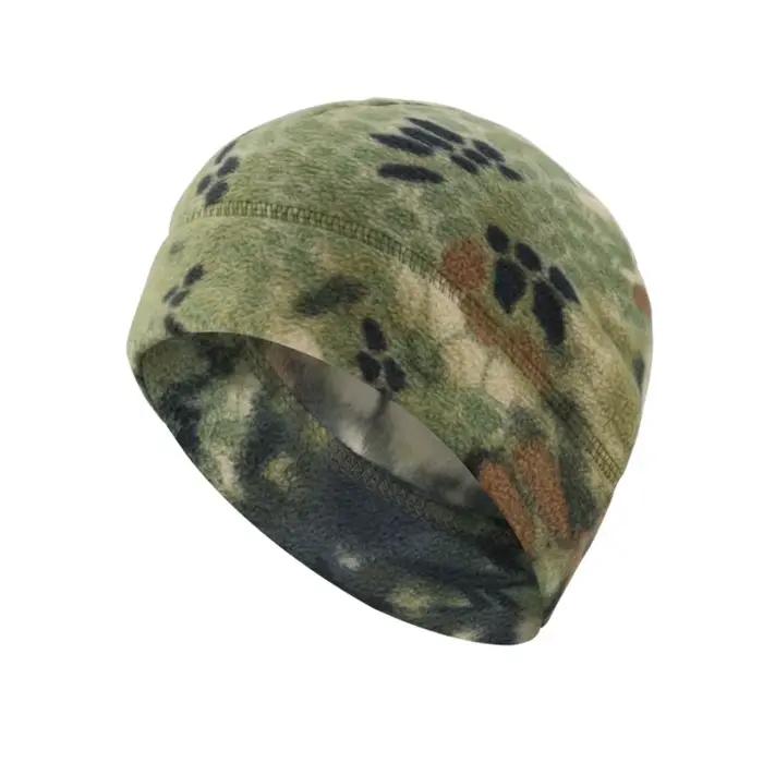 Multicam chapeau de cyclisme chaud polaire hiver activités de plein air chasse randonnée Camouflage sport chapeaux pour hommes femmes doux temps froid