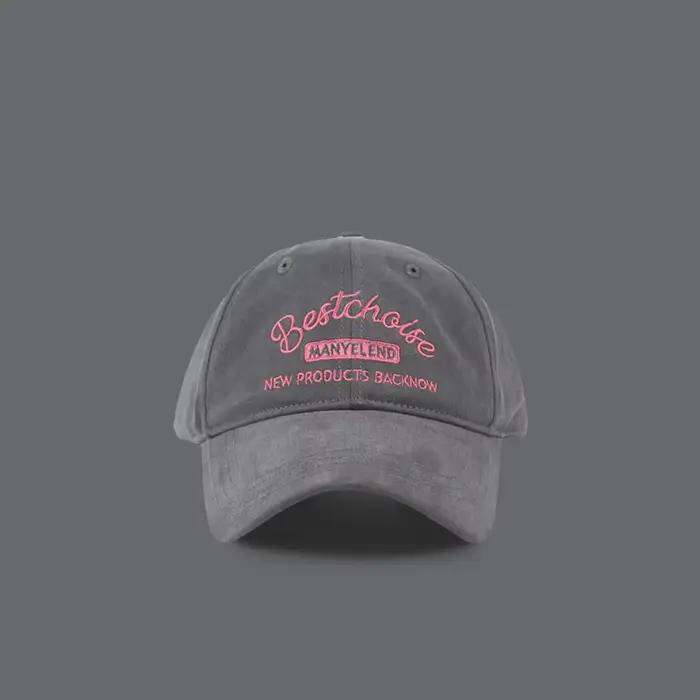Casquette de Baseball brodée rose pour femmes