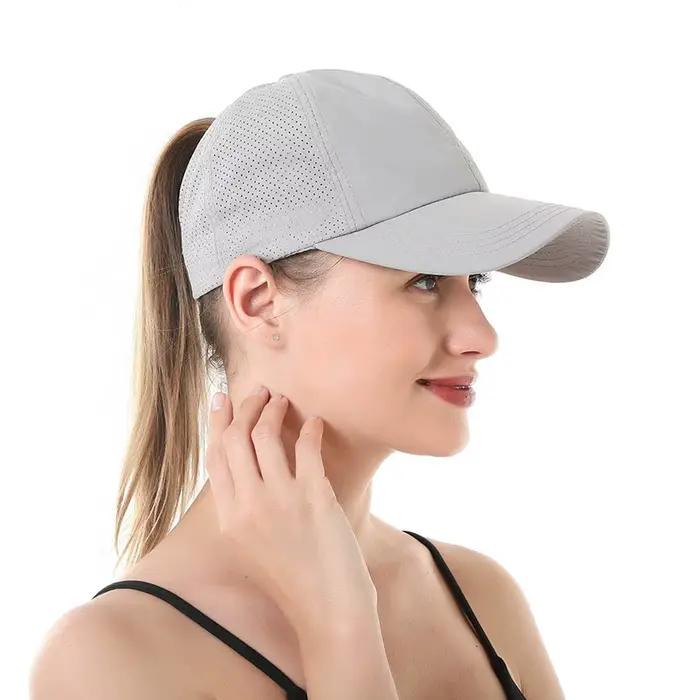Casquettes de Baseball Queue de Cheval pour Femme