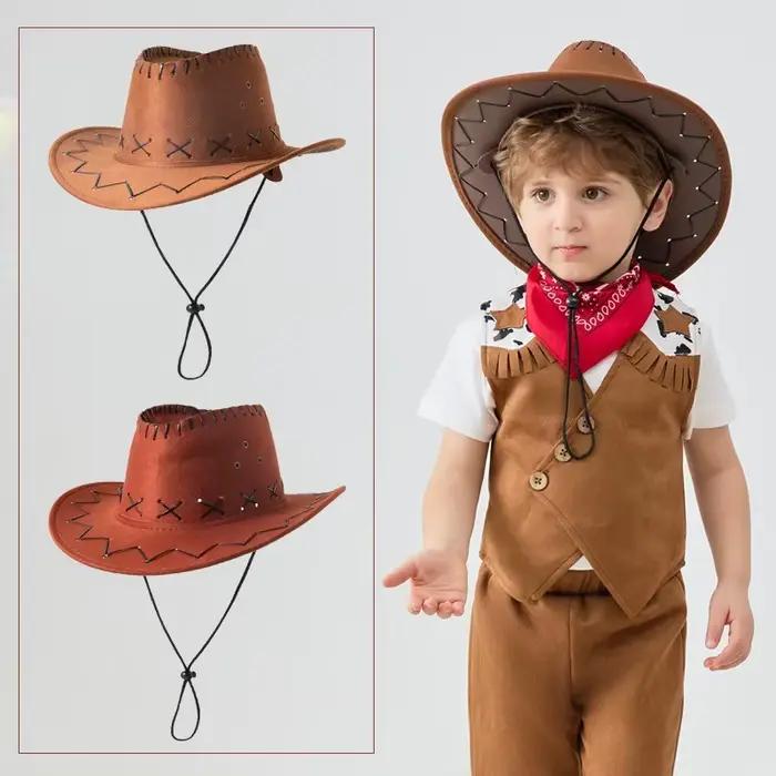 Chapeau de cowboy occidental pour enfants