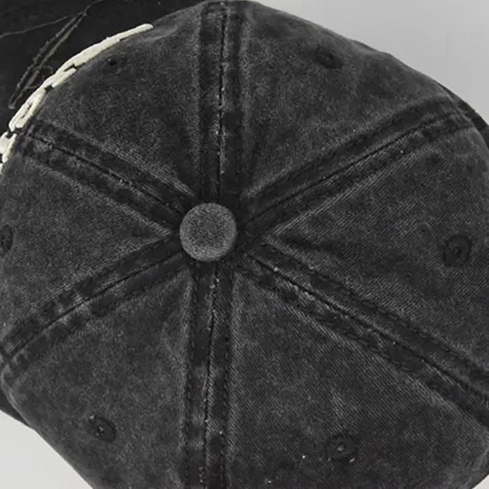 Casquette de Baseball originale noire brodée