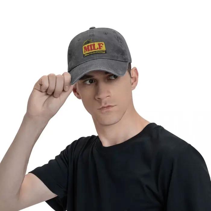 MILF homme j'aime la pêche casquette de Baseball hommes chapeaux femmes visière Protection Snapback Art casquettes
