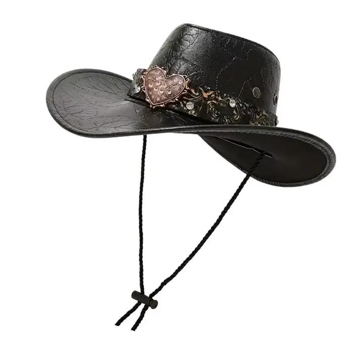 Casquette Cowboy occidentale à bords larges 39BB
