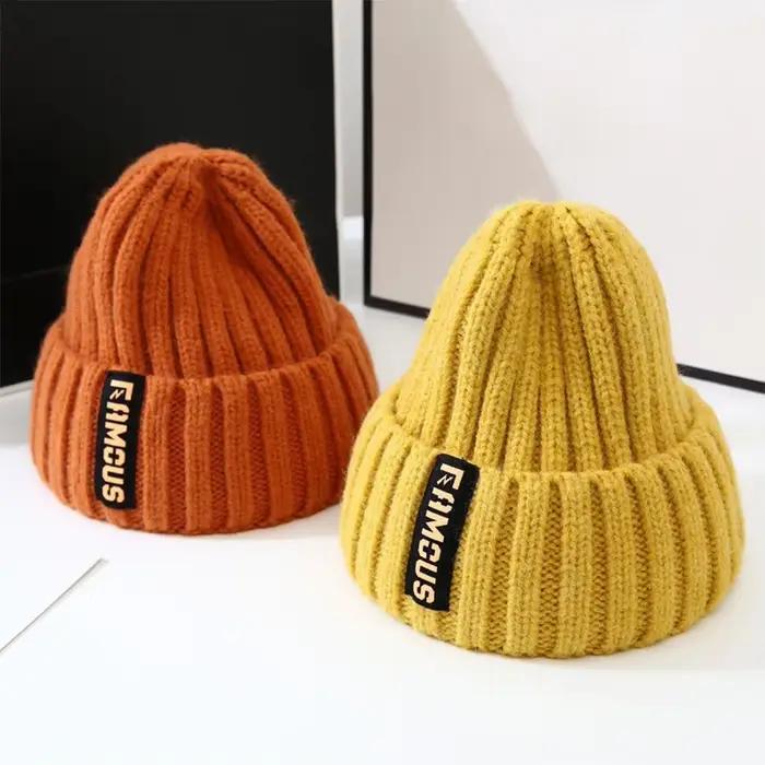 Bonnet en tricot au Crochet doux pour hommes et femmes