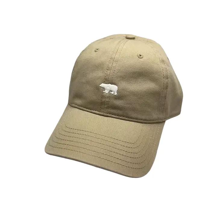 Casquette de baseball respirante brodée d'un ours