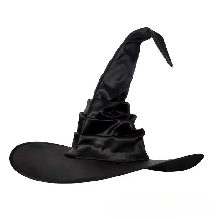 Chapeau de sorcière d'Halloween – Couvre-chef de cosplay de magicien pliable