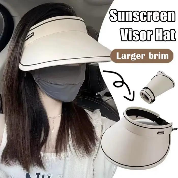 Chapeau pare-soleil pour femme avec protection UV