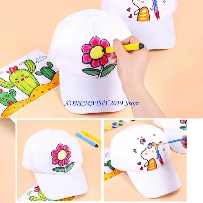 F42F chapeau peinture créatif pour enfants Surfaces lisses