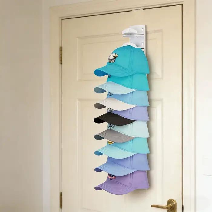 Étagère murale pour 18 casquettes et chapeaux