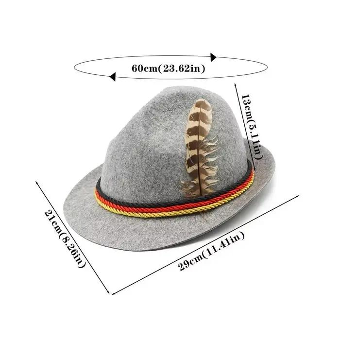 Chapeau de décoration de plumes à la mode