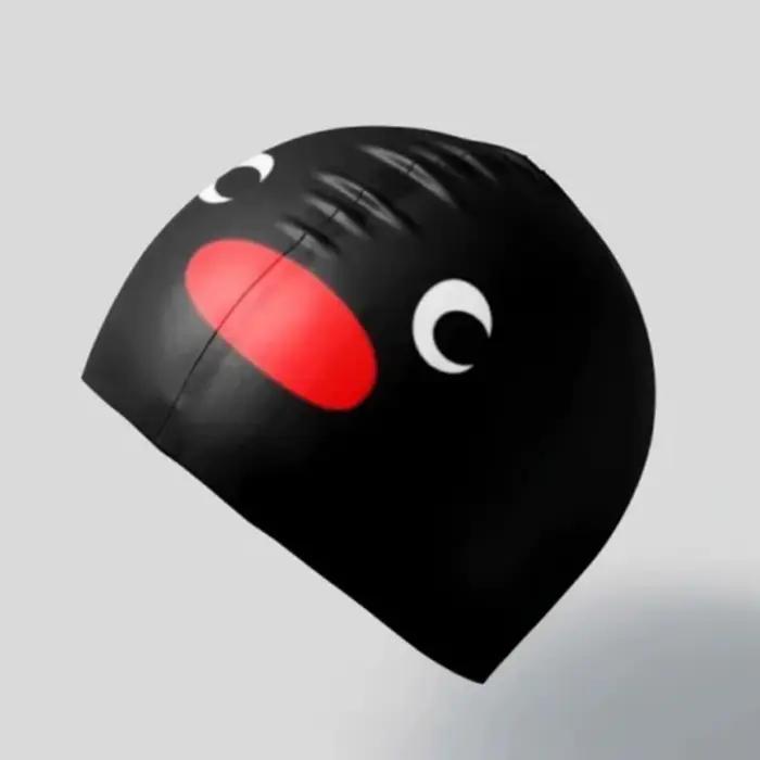 Nouvelle bonnet de bain élastique élargi imperméable en Silicone chapeau de natation confortable professionnel