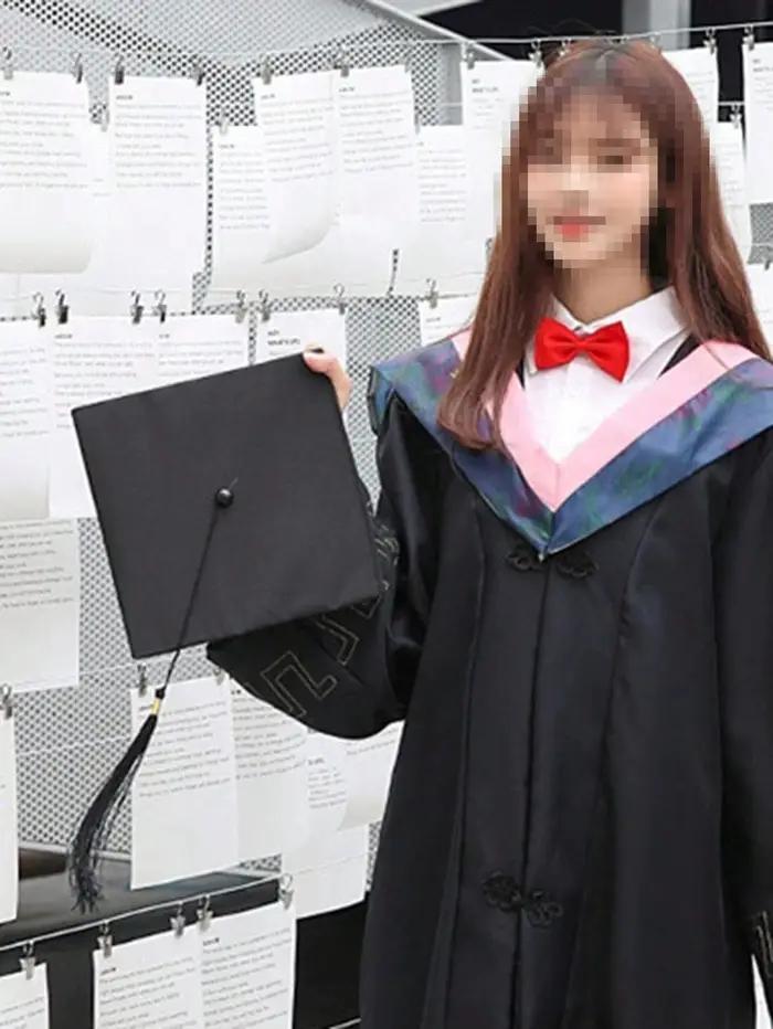 Chapeau de graduation noir pour adultes
