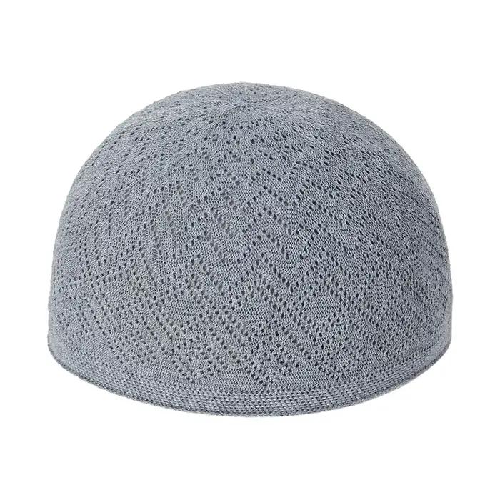 Turque musulman hommes femmes chapeaux de prière hiver tricoté bonnet chapeau unisexe bonnets casquette chaud islamique