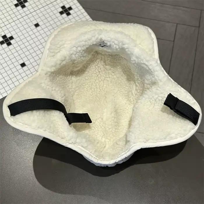 Chapeau Lei Feng en velours unisexe