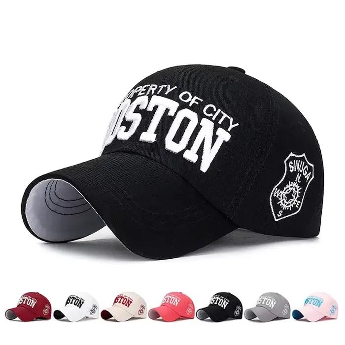 BOSTON casquettes de Baseball brodées pour hommes femmes chapeaux de relance casquette de créateur