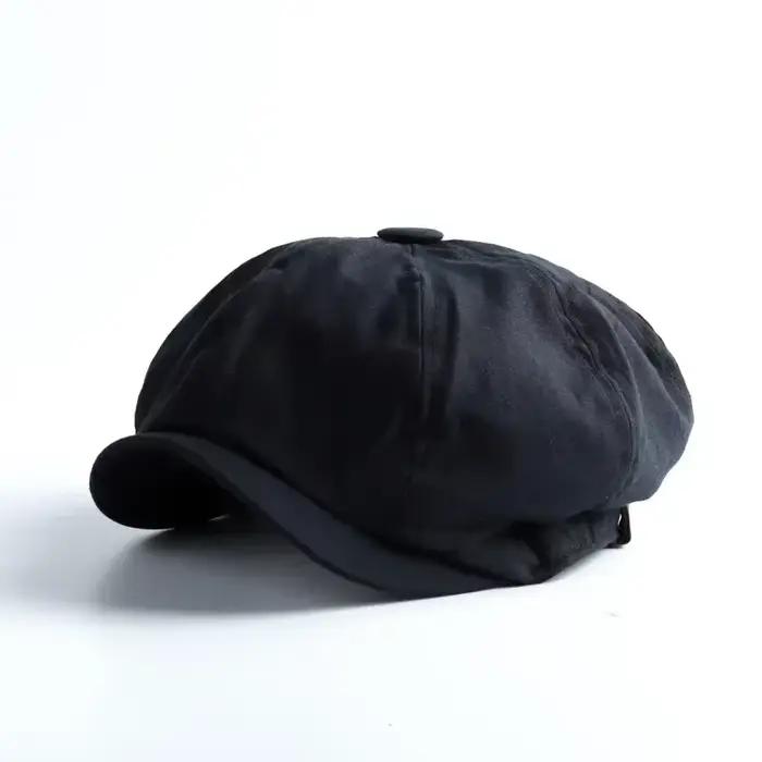 Béret casquettes octogonale gavroche casquette homme Vintage britannique chapeau octogonal printemps Polyester